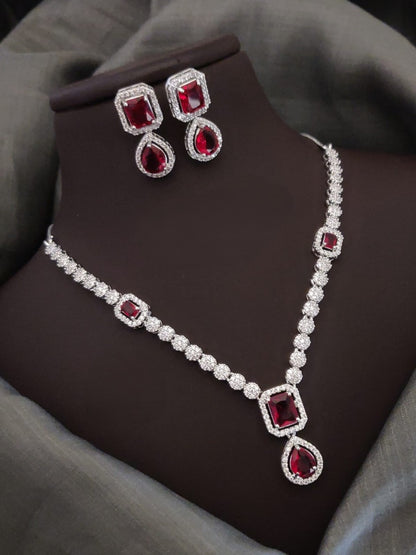 Elegant American Diamond Necklace