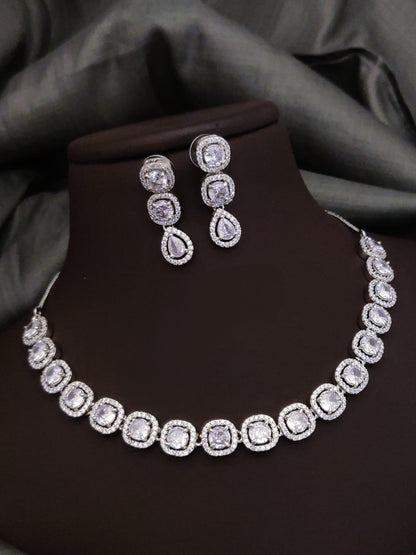 Premium American Diamond CZ Necklace