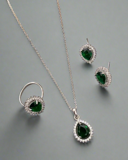 Timeless Elegance: American Diamonds Combo Set