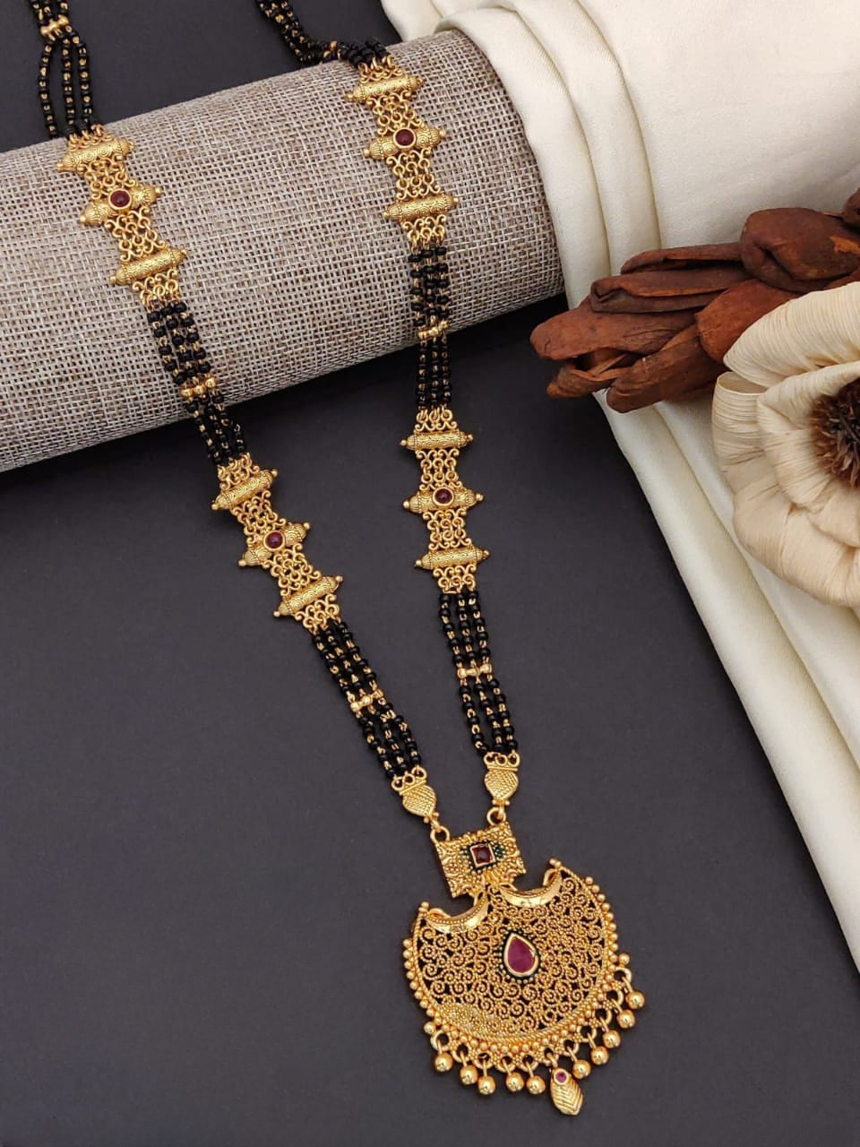 timeless elegance: high gold antique mangalsutra collection