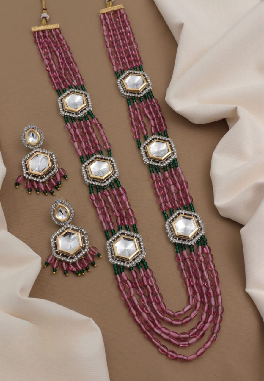 pearl-studded kundan delight